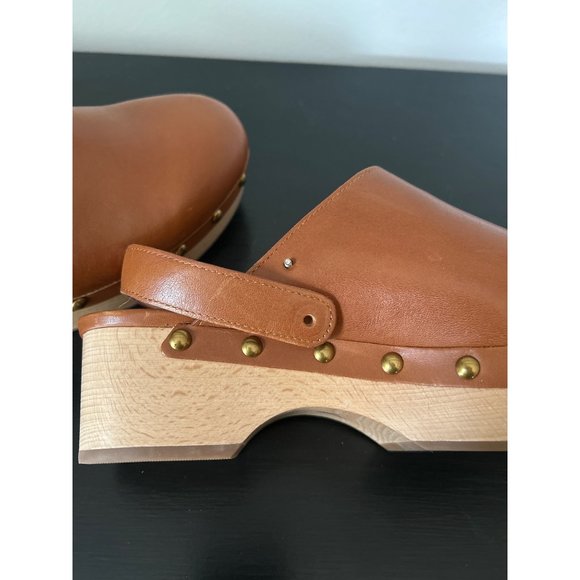J. Crew Tan Leather Mules - Picture 6 of 7